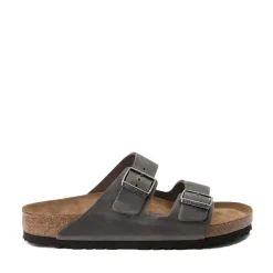 Best Birkenstock Mens Arizona Soft Footbed Sandal - Grey