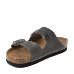 Best Birkenstock Mens Arizona Soft Footbed Sandal - Grey