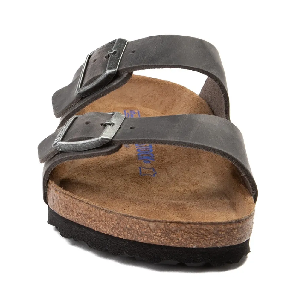 Best Birkenstock Mens Arizona Soft Footbed Sandal - Grey