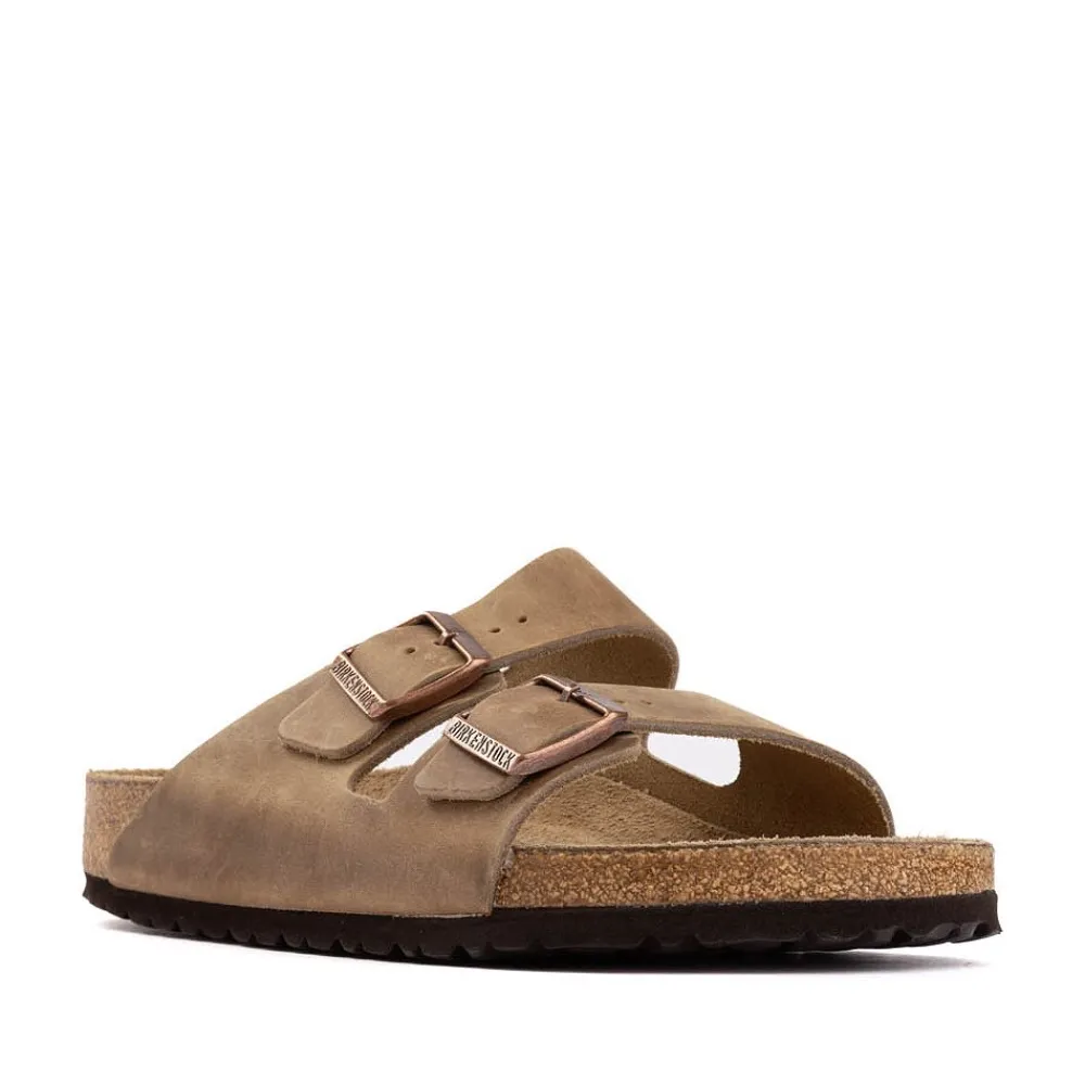 New Birkenstock Mens Arizona Soft Footbed Sandal - Tobacco
