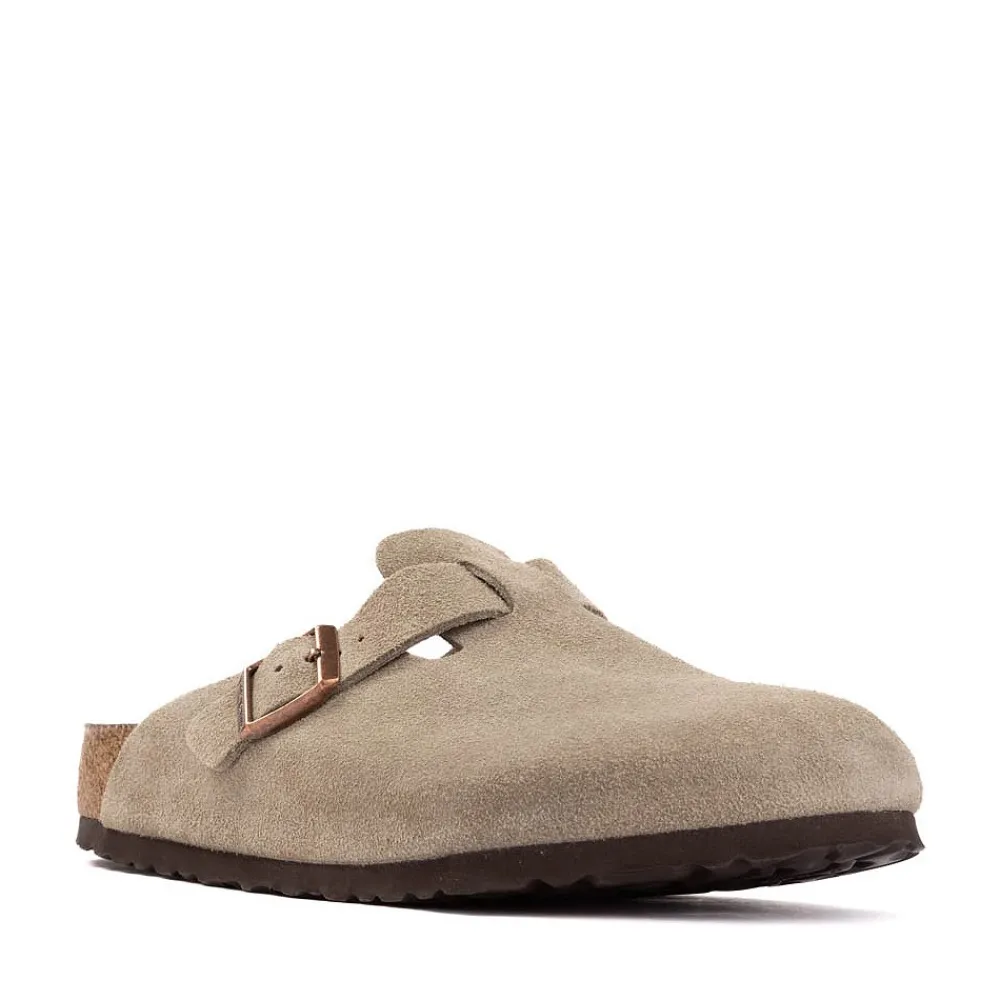 Cheap Birkenstock Mens Boston Soft Footbed Clog - Taupe