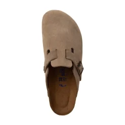Cheap Birkenstock Mens Boston Soft Footbed Clog - Taupe