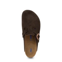 Discount Birkenstock Mens Boston Soft Footbed Clog - Mocha
