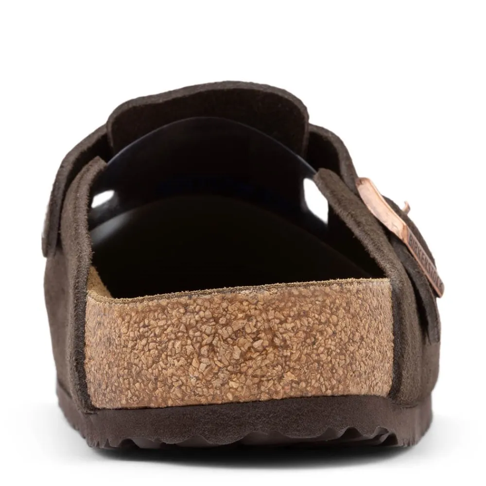 Discount Birkenstock Mens Boston Soft Footbed Clog - Mocha