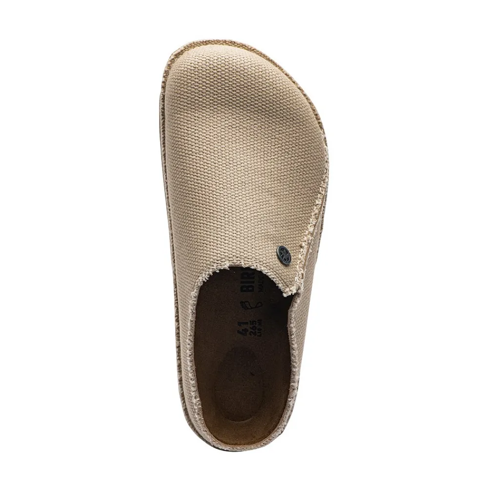 Sale Birkenstock Mens Zermatt Canvas Clog - Eggshell