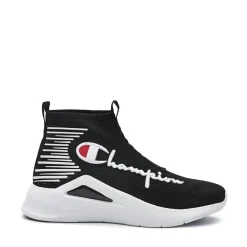 Best Champion Mens Acela 1 Hi Athletic Shoe - Black / White