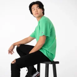 Online Champion Mens Banana Tee - Green