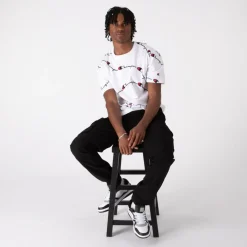 Clearance Champion Mens Heritage Script Wave Tee - White