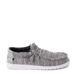 New HEYDUDE Mens Wally Stretch Casual Shoe - Granite
