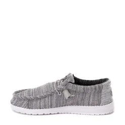 New HEYDUDE Mens Wally Stretch Casual Shoe - Granite