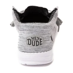 New HEYDUDE Mens Wally Stretch Casual Shoe - Granite