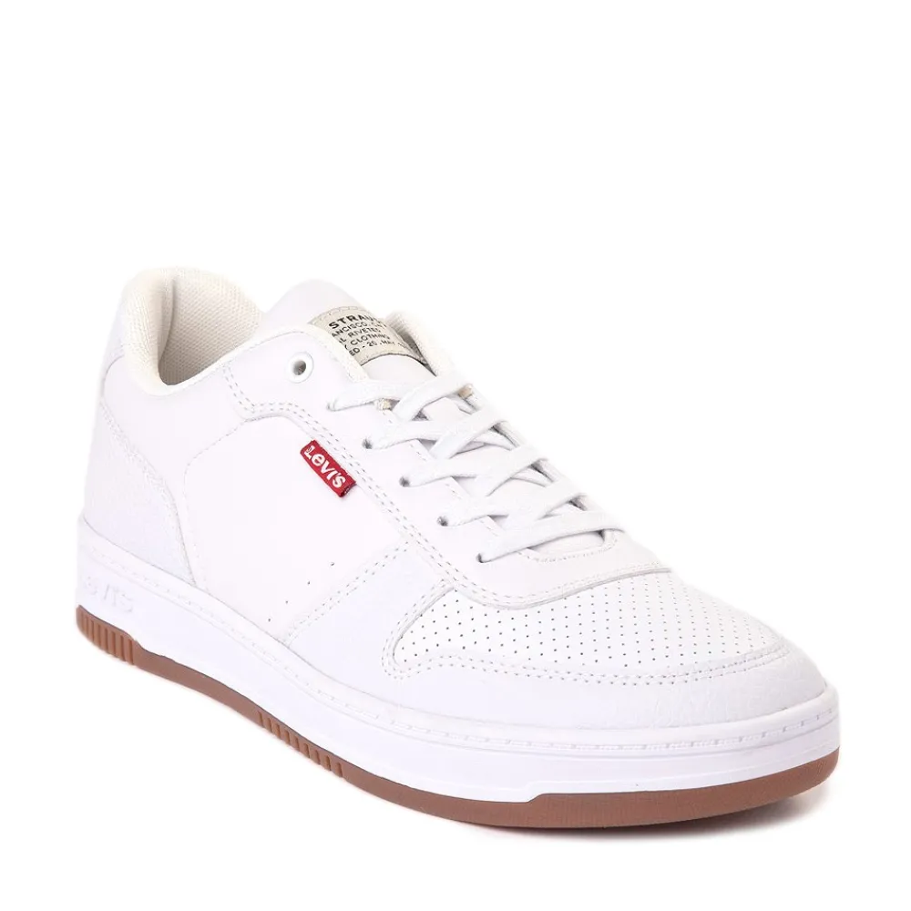 Hot Levi's Mens Drive Lo Casual Shoe - White / Gum