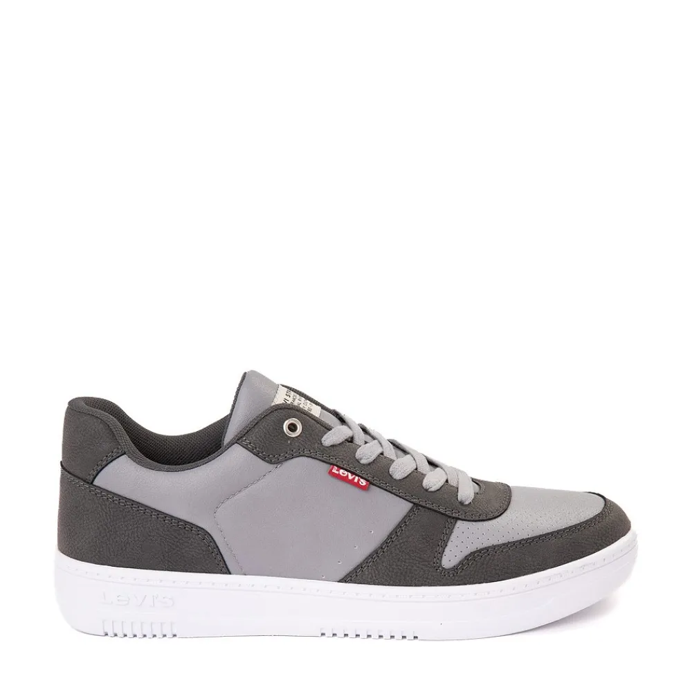 New Levi's Mens Drive Lo Casual Shoe - Grey / Charcoal