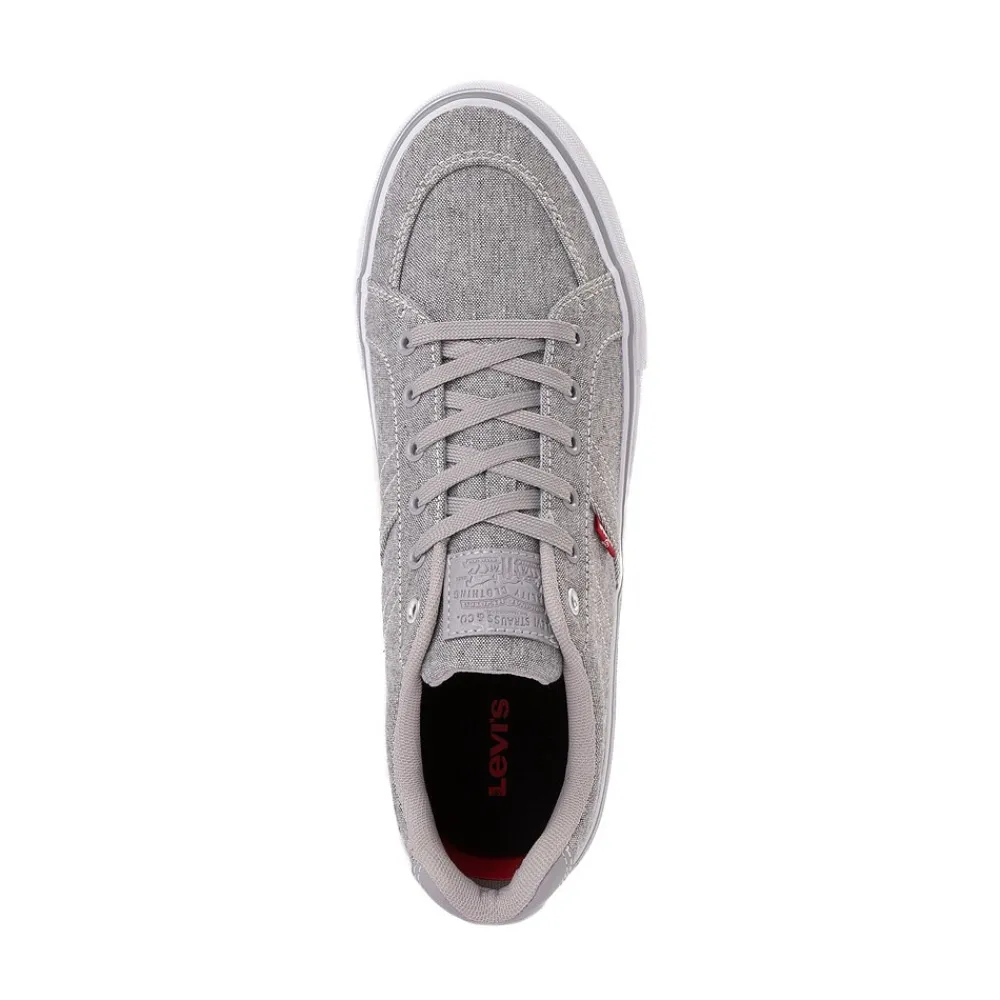 Flash Sale Levi's Mens Turner Chambray Casual Shoe - Grey