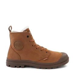 Discount Palladium Mens Pampa Hi Zip Boot - Mahogany