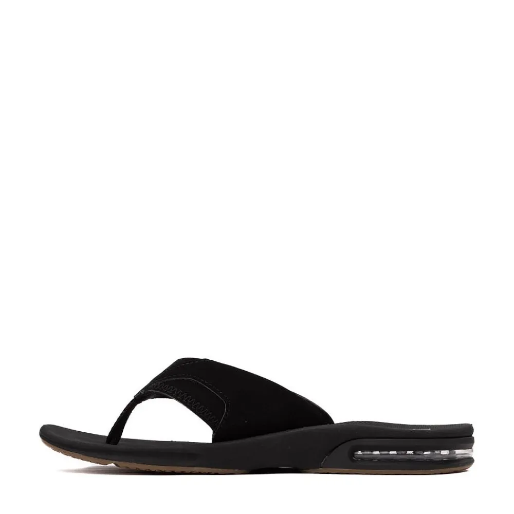 Cheap Reef Mens Fanning Sandal - Black / Silver
