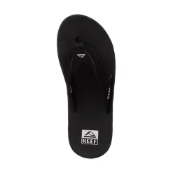 Cheap Reef Mens Fanning Sandal - Black / Silver