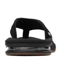 Cheap Reef Mens Fanning Sandal - Black / Silver