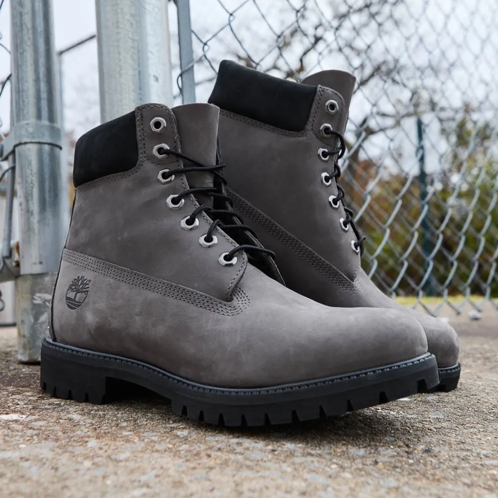 Hot Timberland Mens 6" Premium Boot - Gray