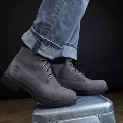 Hot Timberland Mens 6" Premium Boot - Gray