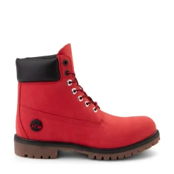 New Timberland Mens 6" Premium Boot - Red