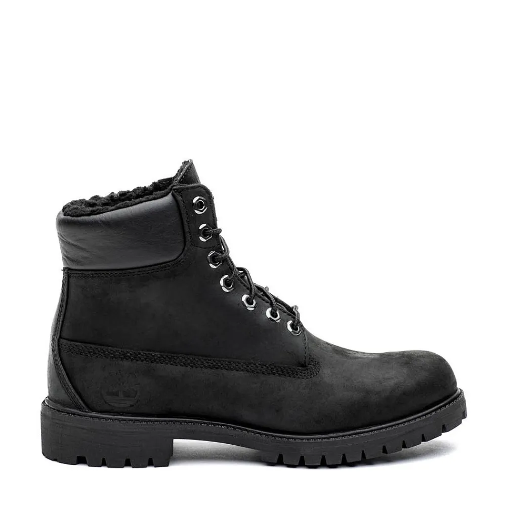 Fashion Timberland Mens 6" Warm Boot - Black