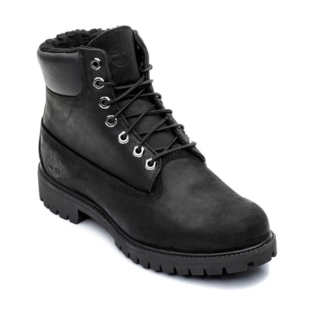 Fashion Timberland Mens 6" Warm Boot - Black