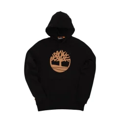 Sale Timberland Mens Logo Hoodie - Black
