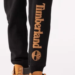 Cheap Timberland Mens Logo Sweatpants - Black