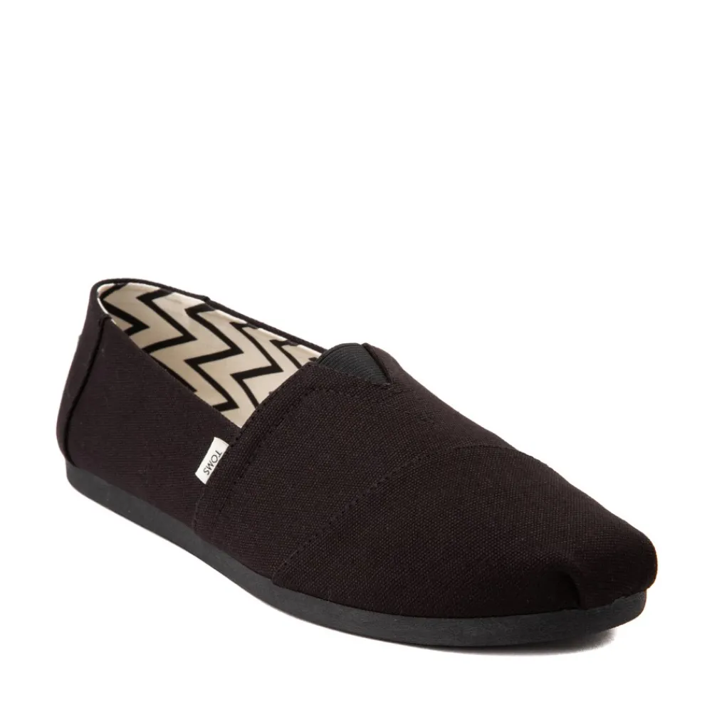 Best TOMS Mens Classic Slip On Casual Shoe - Black