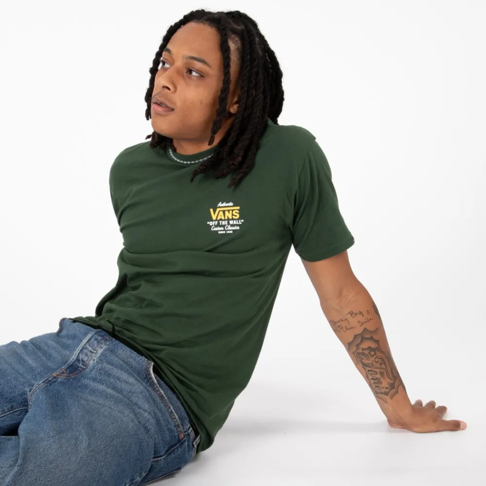 Flash Sale Vans Mens Holder Street Tee - Mountain View / Gold Fusion