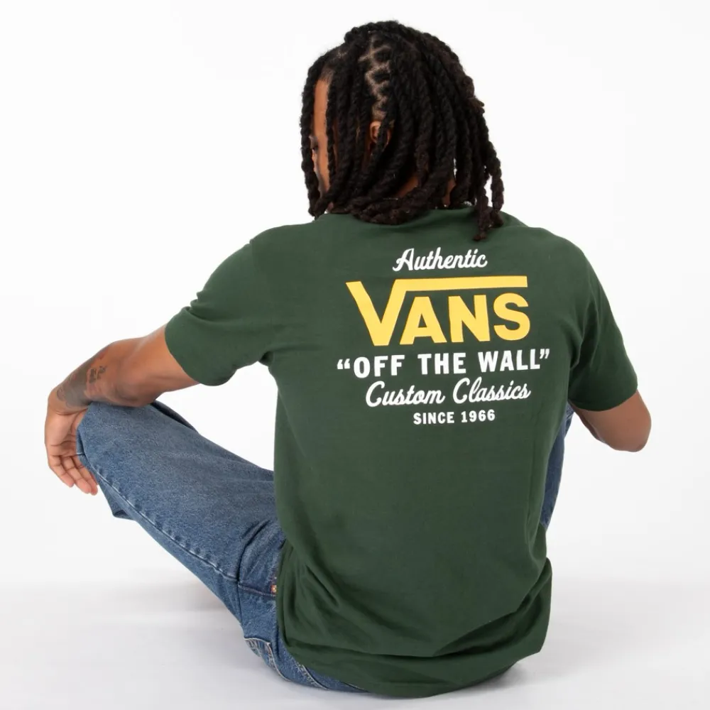 Flash Sale Vans Mens Holder Street Tee - Mountain View / Gold Fusion