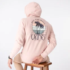 Flash Sale Vans Mens Neon Hoodie - Rose Smoke