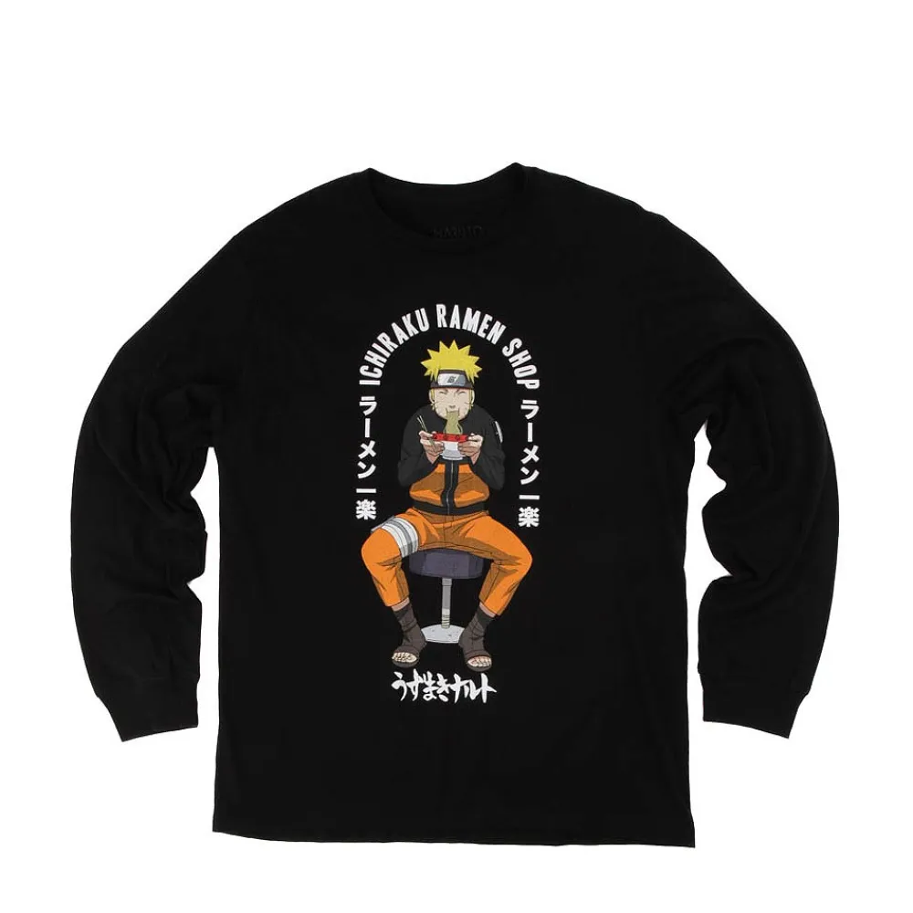 New Crocs Naruto Ramen Long Sleeve Tee - Black
