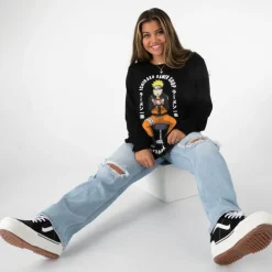 New Crocs Naruto Ramen Long Sleeve Tee - Black
