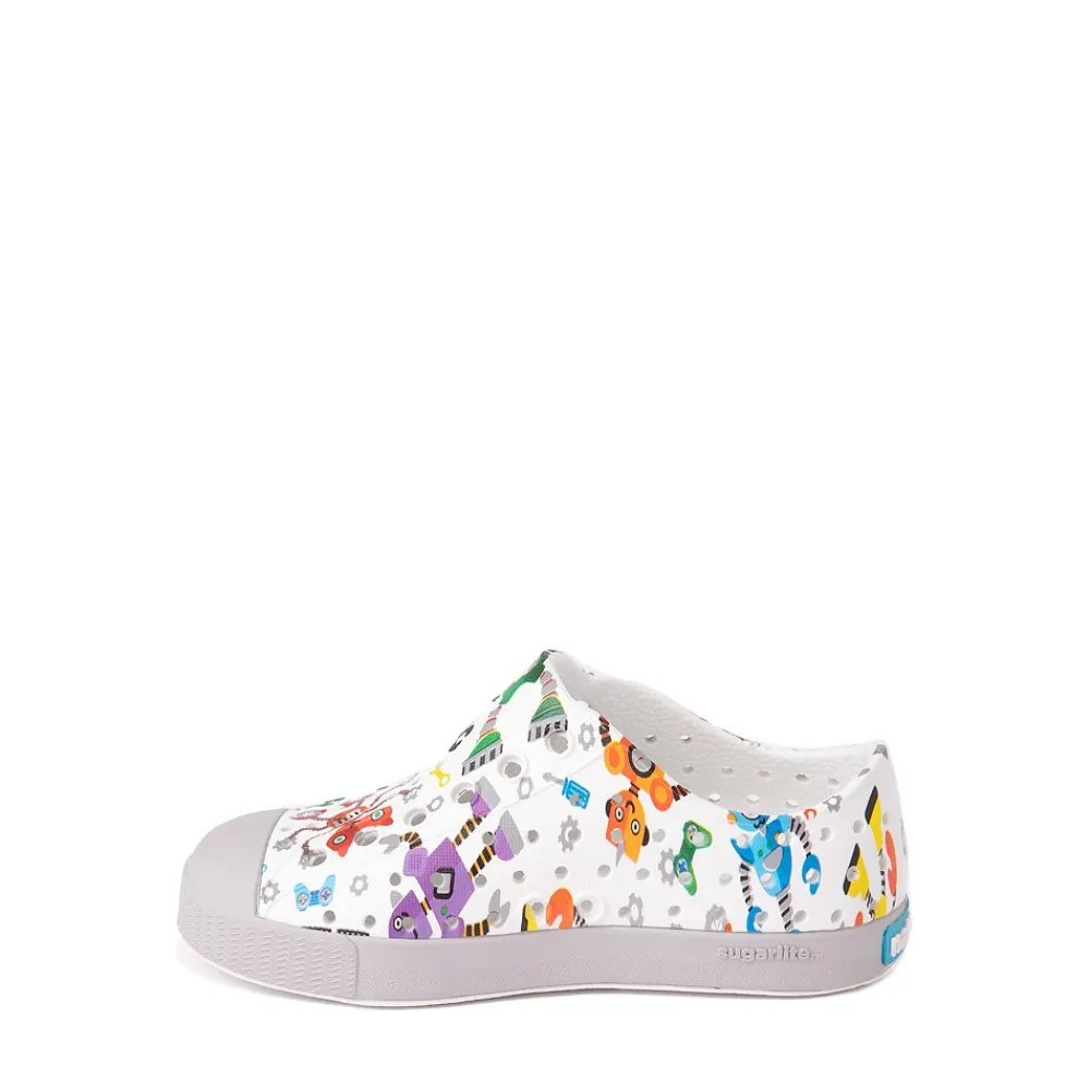 Hot Native Jefferson Slip On Shoe - Baby / Toddler - White / Robots