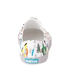 Hot Native Jefferson Slip On Shoe - Baby / Toddler - White / Robots