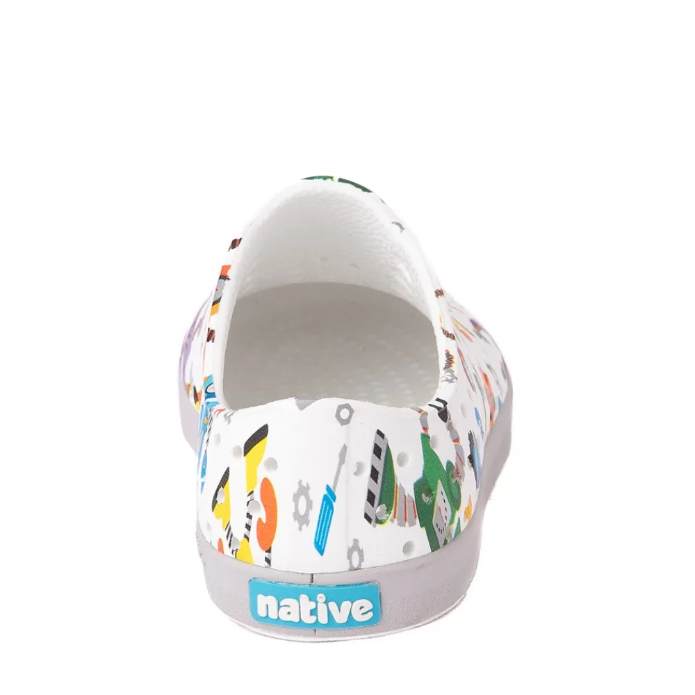Hot Native Jefferson Slip On Shoe - Baby / Toddler - White / Robots