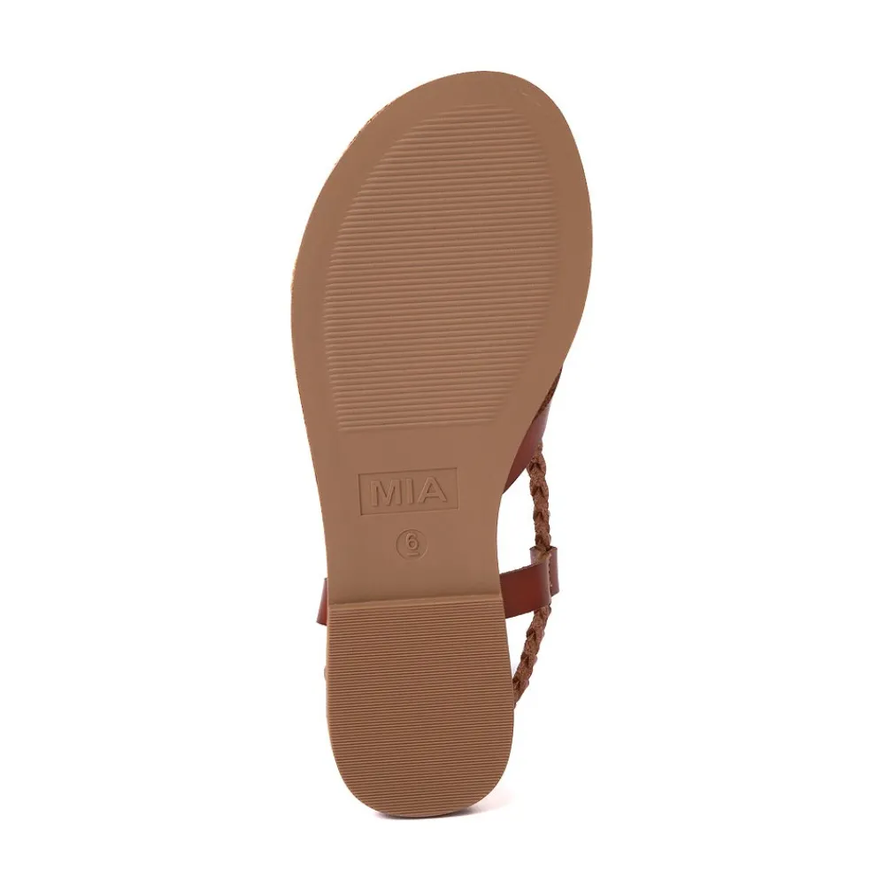 Fashion MIA Sandale Vaeda Pour Femmes - Cognac