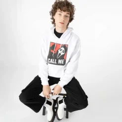 Hot Crocs Scream Call Me Hoodie - White
