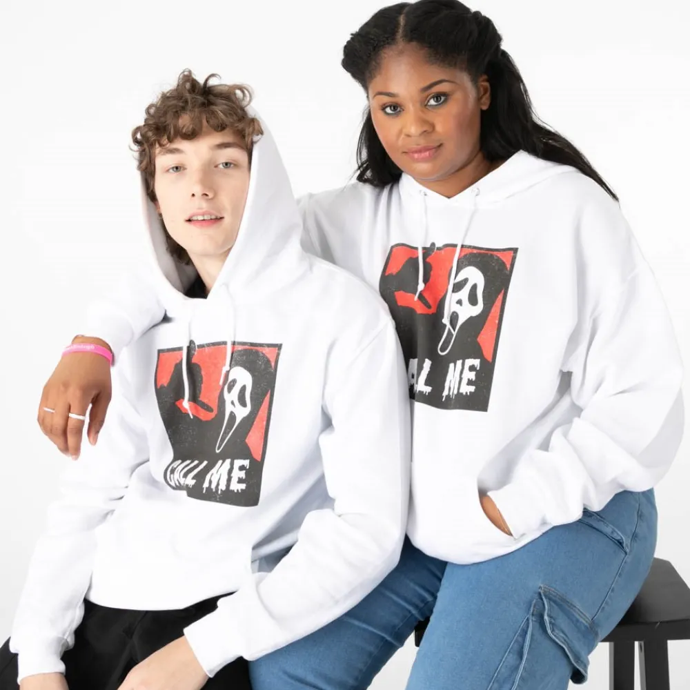 Hot Crocs Scream Call Me Hoodie - White