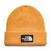 Sale The North Face Logo Box Beanie - Summit Gold