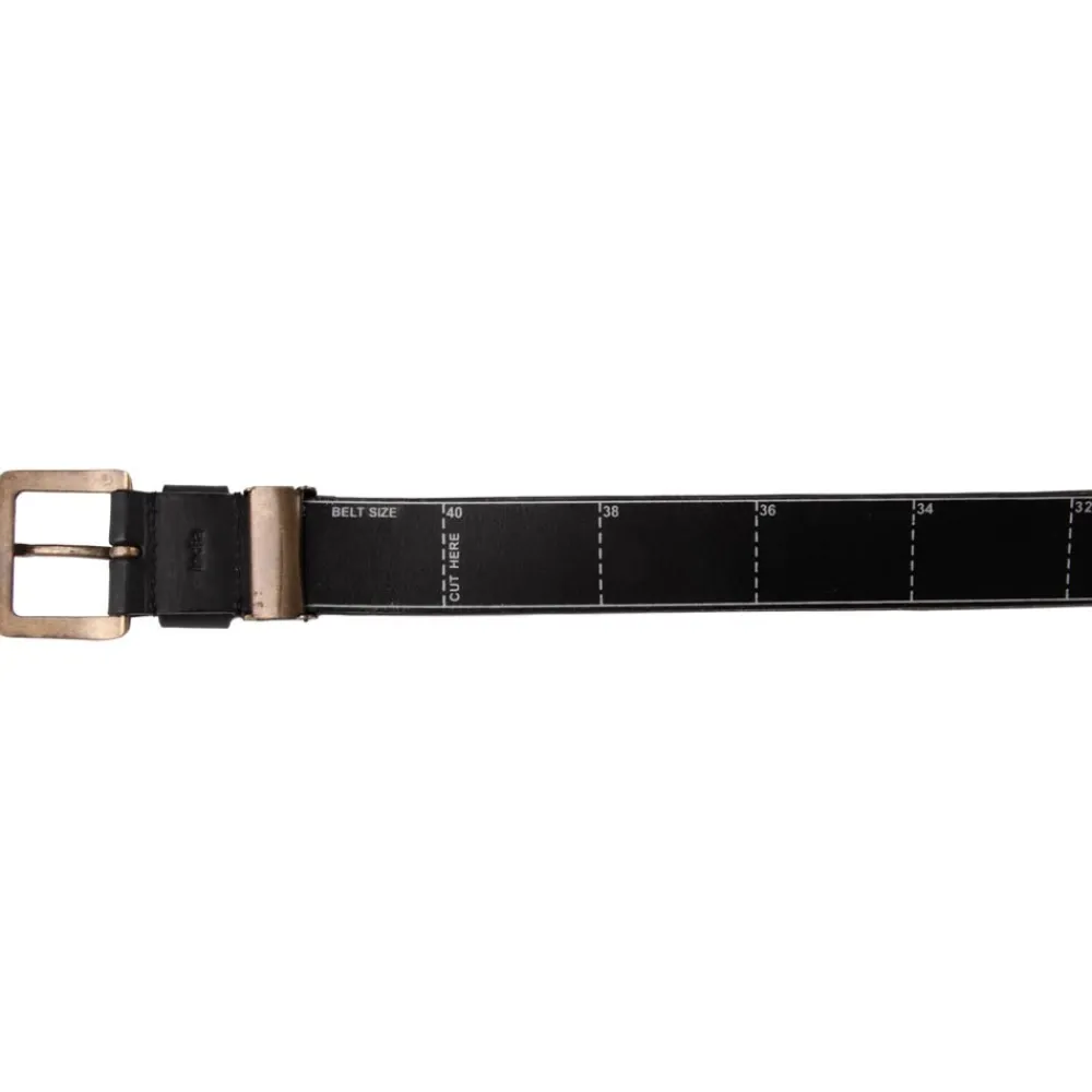 Fashion Timberland Logo Boxed Belt - Black