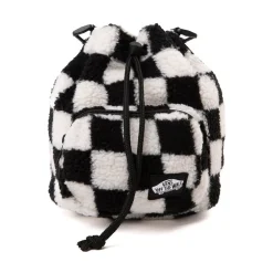 Store Vans Abd Bucket Bag - Black / Marshmallow Checkerboard