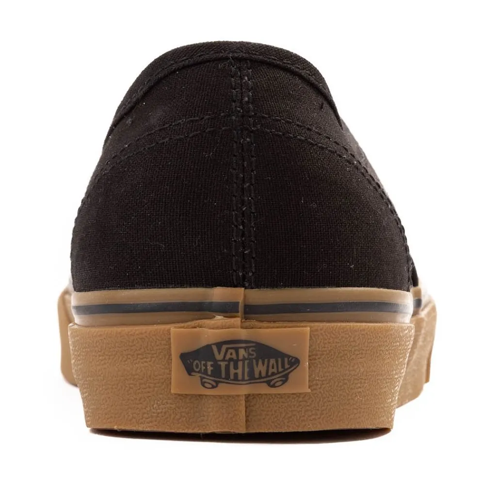 Clearance Vans Authentic Skate Shoe - Black / Gum