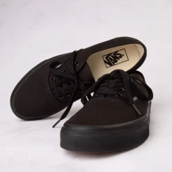 Cheap Vans Authentic Skate Shoe - Black Monochrome
