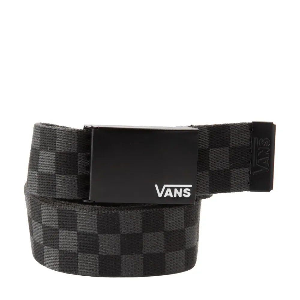 Discount Vans Checkerboard Web Belt - Black / Grey