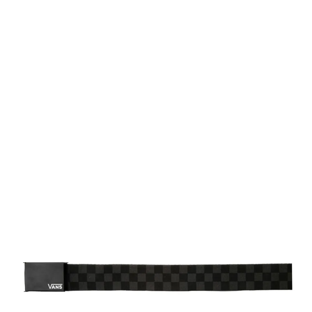 Discount Vans Checkerboard Web Belt - Black / Grey