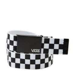 Cheap Vans Checkerboard Web Belt - Black / White