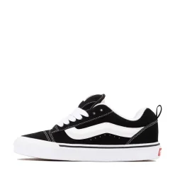Outlet Vans Knu Skool Skate Shoe - Black / True White